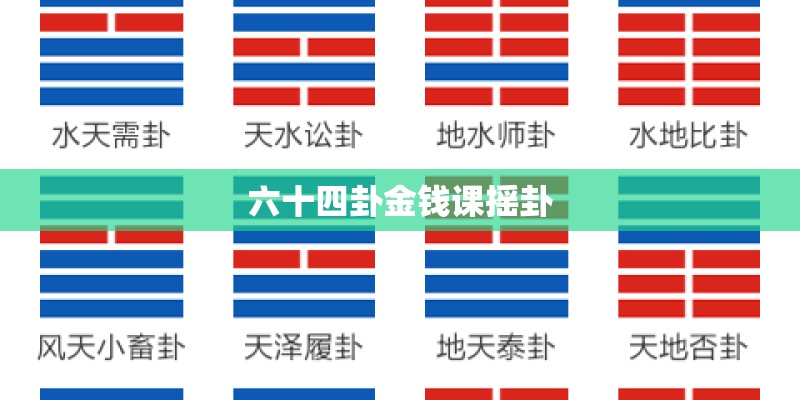 六十四卦金钱课摇卦