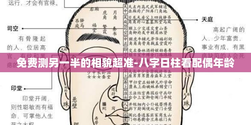 免费测另一半的相貌超准-八字日柱看配偶年龄