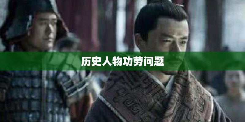 历史人物功劳问题